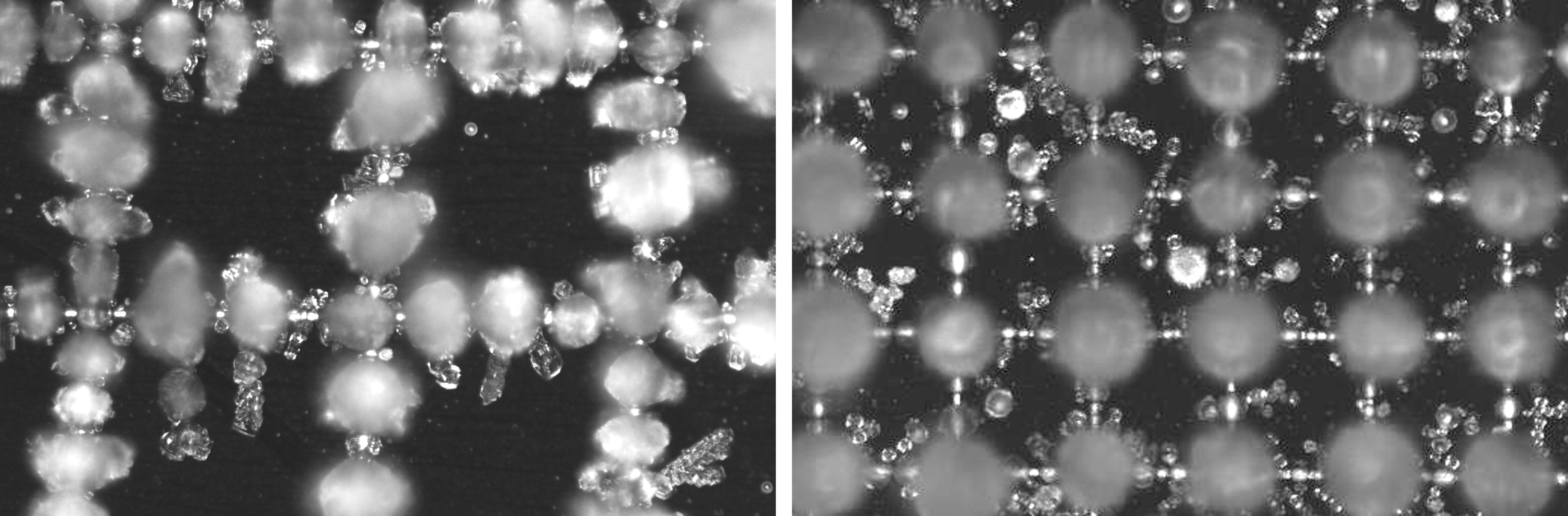 Frosting on Hybrid Wettability Surfaces